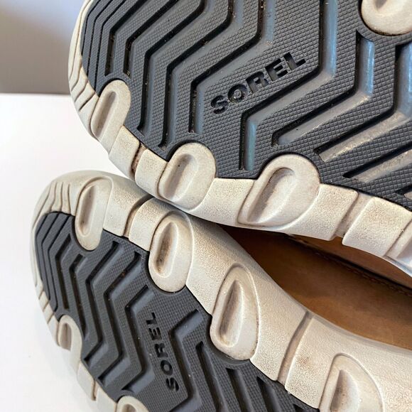 Sorel Explorer II‎ Joan Brown Leather Felt WP Winter Boots Women's Size 7 EU 38 - Picture 9 of 11